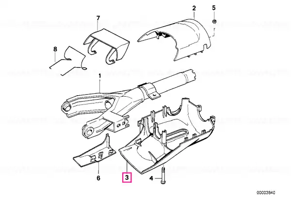 Panou trim inferior - BMW Livrare gratuită
