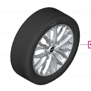 Set roți complete de vară - JCW Cross Spoke R134 (bright turned) cu anvelopa Pirelli P Zero r-f - 225/40R19 89W - Mini Countryman/Paceman R60/R61 Lichidare de stoc