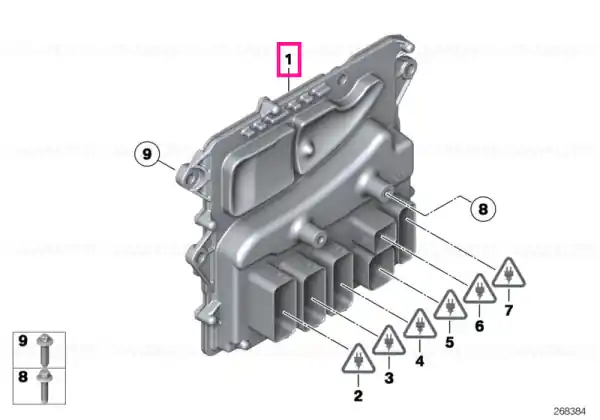 Reducere extra Basic cotrol unit DME MEVD172 - BMW