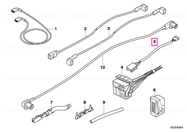 RGB wire L= 4580 MM - BMW Bestseller