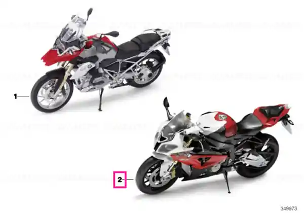 Retur ușor BMW Motorrad Miniatur S1000 RR 1:10 SCHWARZ