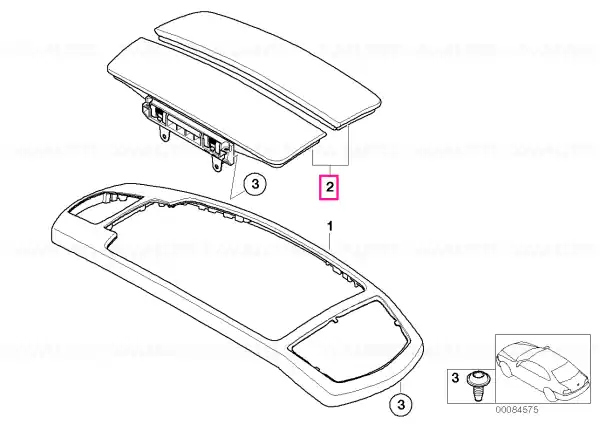 Set protecții spătar central FLANELLGRAU - BMW Transport gratuit