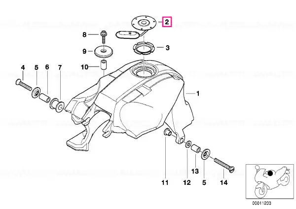 Filler tube - BMW Motorrad Noutate