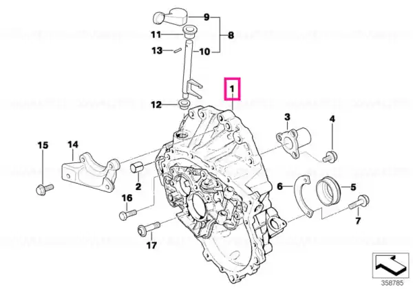 Carcasă ambreiaj schimb - BMW - Mini Livrare rapidă