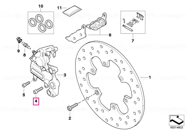 Disponibil imediat Fit bolt M8X22-MK-ZNS3 - BMW Motorrad