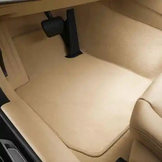 Covoras zona sofer, Velur, Bej (Veneto Beige) - BMW Seria 5 F10 F11 F18 Ofertă de sezon