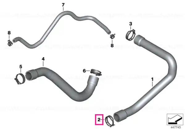 Inel arcuit D=38 - BMW Motorrad Livrare expres