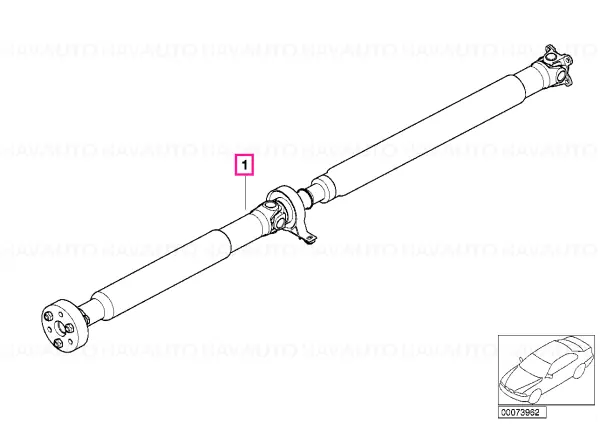 Ofertă limitată Arbore de transmisie manual L=1595MM - BMW