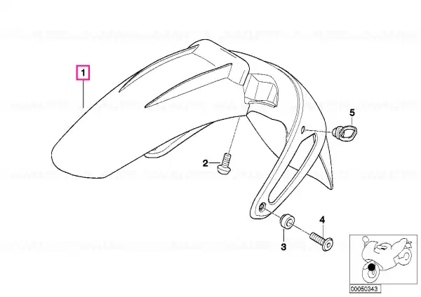 Lower mudguard - BMW Motorrad Comandă acum