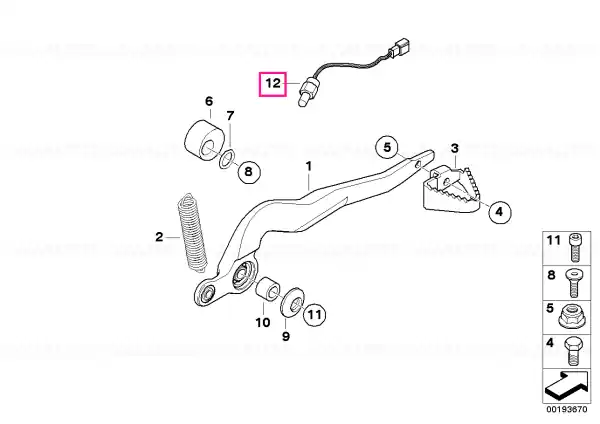 Întrerupător lumini stop - BMW Motorrad Cumpără online