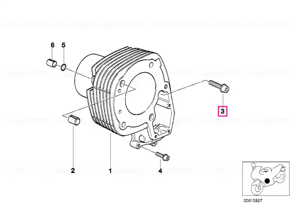 Șurub cap cilindric cu șaibă M8X55-Z3-8.8 ZN - BMW Motorrad Cumpără acum