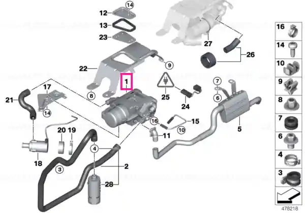 Parked car heater diesel - BMW Plată sigură