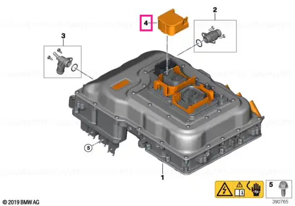 Ultima șansă Carcasă fictivă conector acumulator HV - BMW