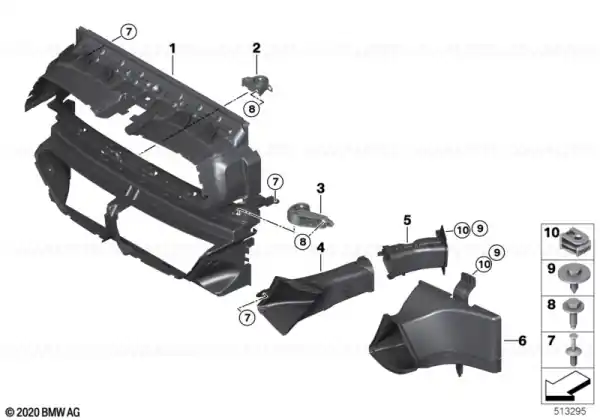 Air duct, brake, wheel arch, right (M) Noutate