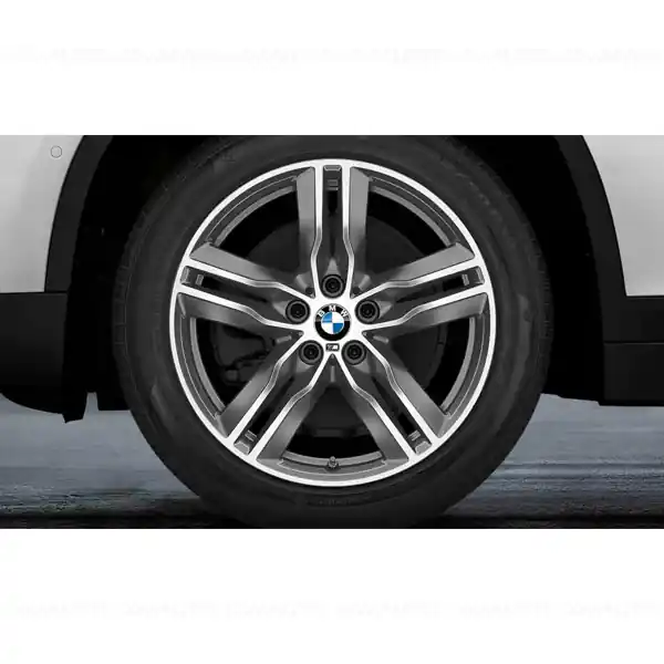 Set roți complete de vară - M Double Spoke 570M cu anvelopa Bridgestone Turanza T005 - 225/50R18 99W XL - BMW X1/X2 F48/F39 Bestseller