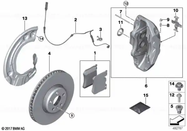 Set placute frana fata - BMW X3 M F97; BMW X4 M F98 Preț mic