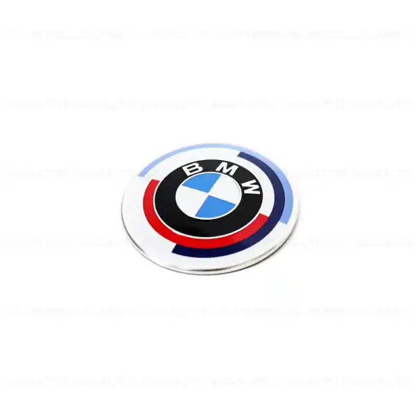 Emblema spate BMW M, Editie Aniversara 50 de ani, Ø82mm - BMW X2 F39, X4 G02 F98M Reducere extra