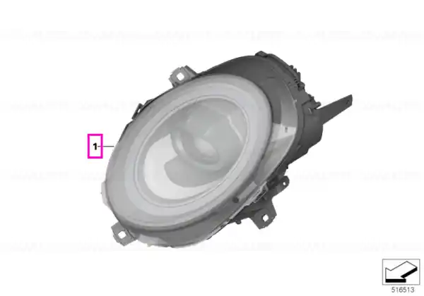 Far, tehnologie LED, stanga, Black Line - Mini Cabrio F57, Clubman F54, F55, F56 Ieftin